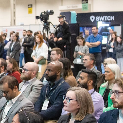 Crowds at the EV & Charging Expo