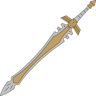 A Sword With A Pointed Tip