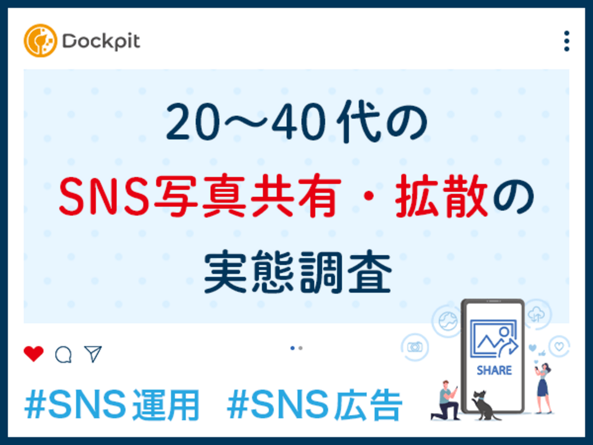 20～40代のSNS写真共有・拡散の実態調査