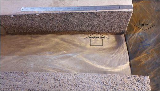 Effect of roughness on separation zone dimensions.