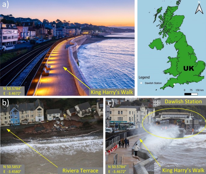 Extratropical cyclone damage to the seawall in Dawlish, UK: eyewitness accounts, sea level analysis and numerical modelling