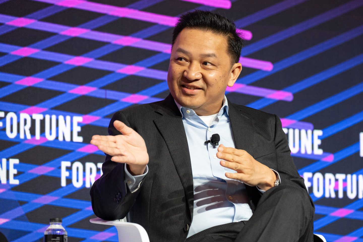 Justin Nguyen, general partner at Monk's Hill Ventures, speaking at Fortune Brainstorm AI Singapore on July 30, 2024.