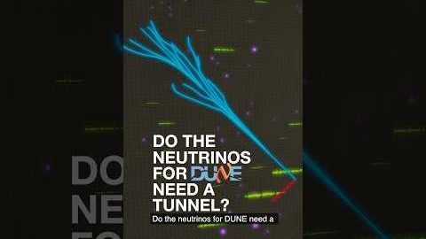 How will the neutrinos for DUNE travel from Fermilab to South Dakota without a tunnel? #dunescience