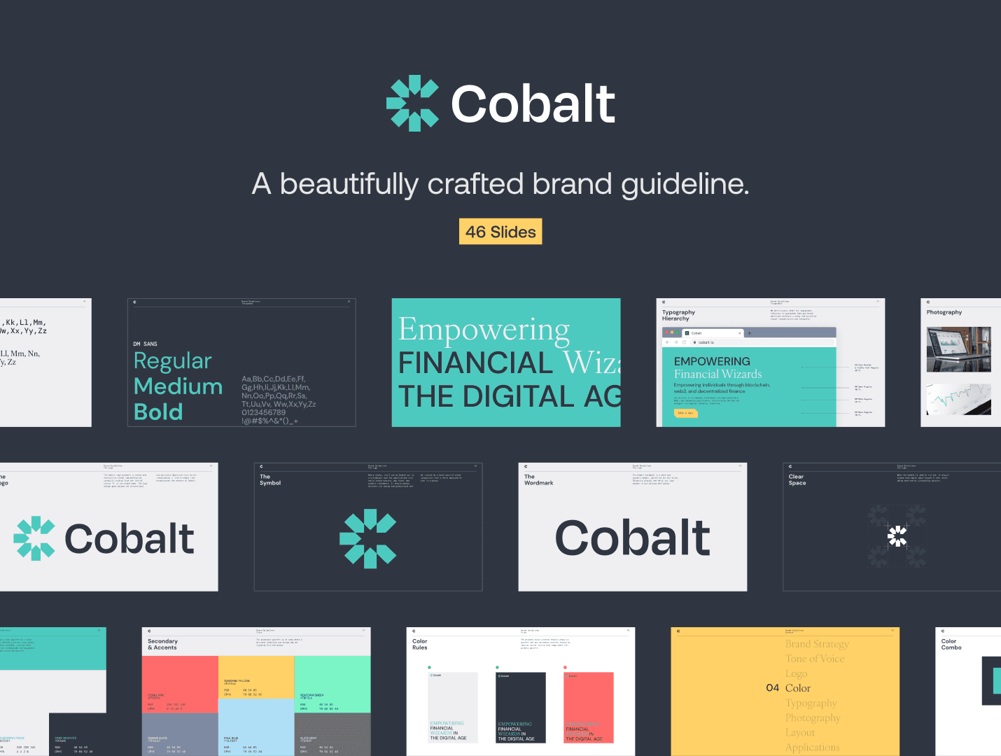 Cobalt Brand Guidelines Premium Template