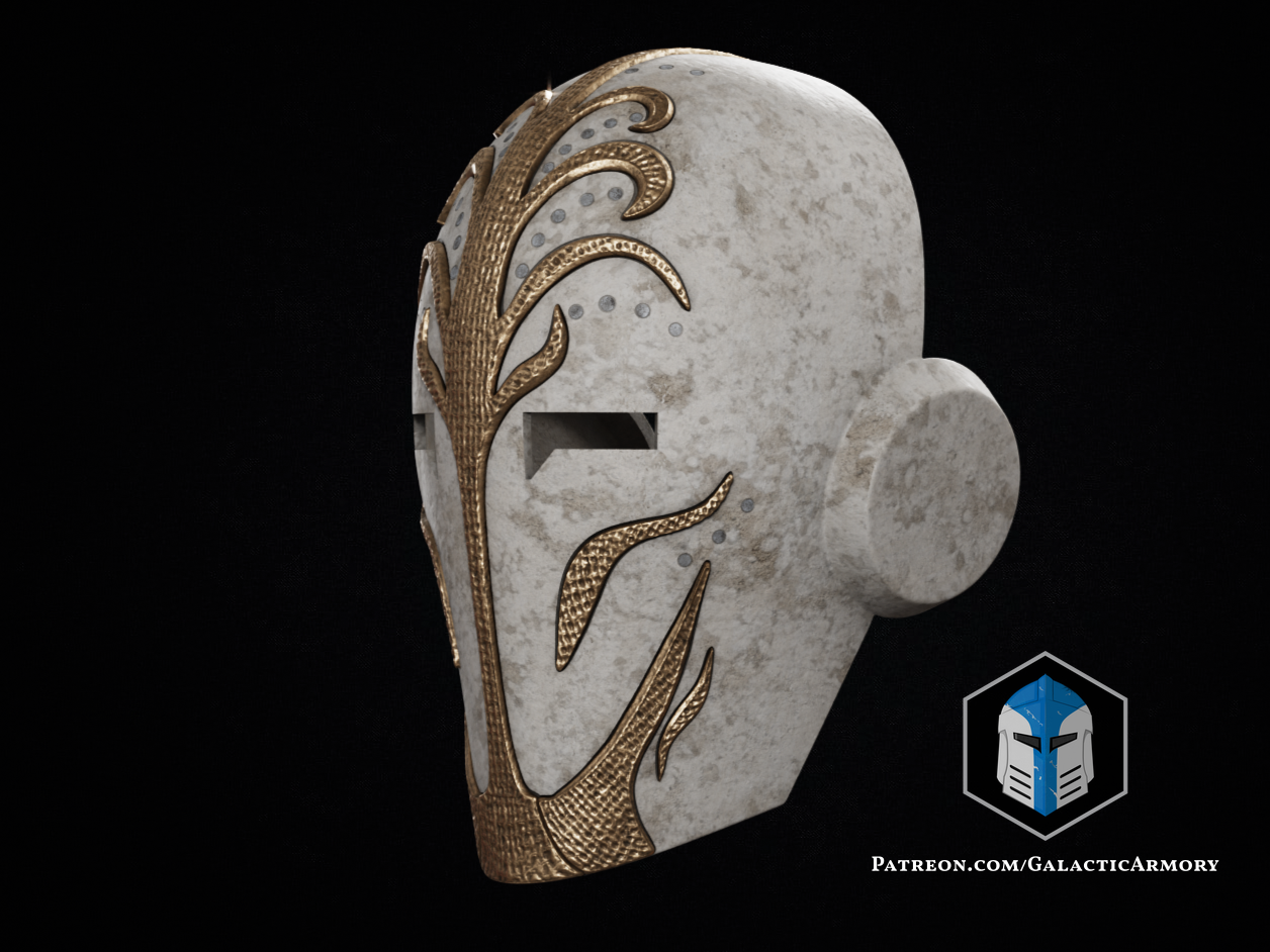 Realistic Jedi Temple Guard Mask - 3D Print Files