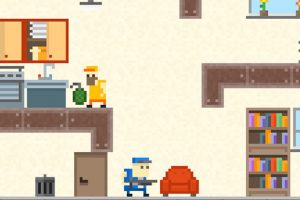 現場に突入する警官のガンアクションゲーム PoliceMan