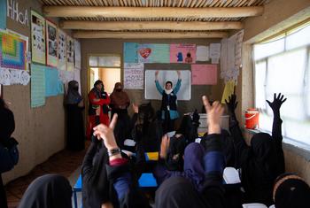 UNESCO's community-based literacy classes are already reaching more than 1,000 women and girls in Logar province, Afghanistan.