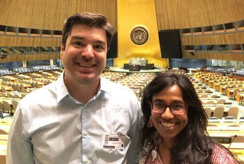 Jason DeWall (left) and Sinduja Srinivasan.