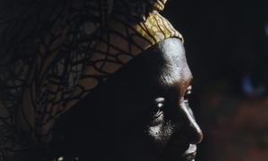 Marceline lives alone in a rented home in Damala quarter near the Bangui airport, Central African Republic.