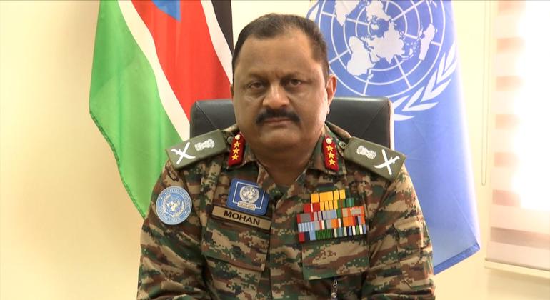 Lieutenant General (Lt Gen) Subramanian Mohan, Force Commander of the United Nations Mission in South Sudan. 