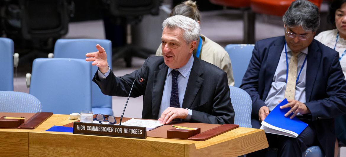 Security Council Hears Briefing by United Nations High Commissioner for Refugees