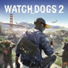 Watch Dogs 2 – Key-Art, die San Francisco mit der Golden Gate Bridge im Hintergrund und über der Stadt fliegenden Helikoptern zeigt.