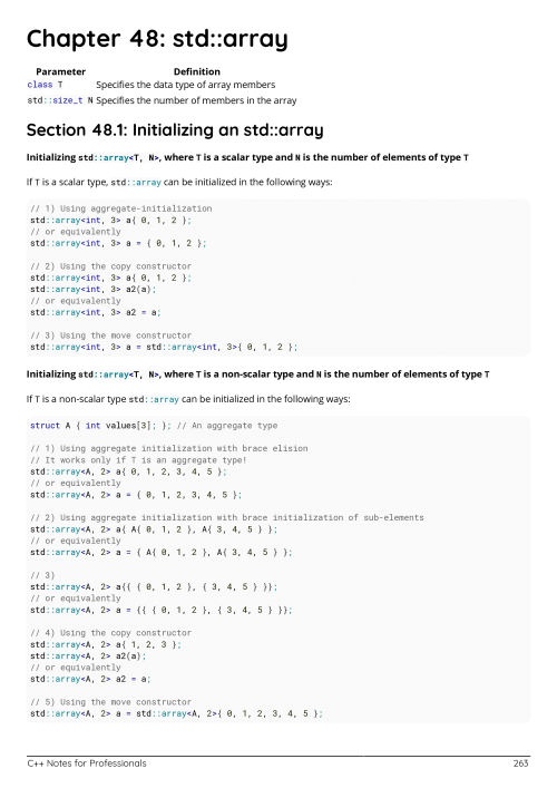 C++ Example Page 3