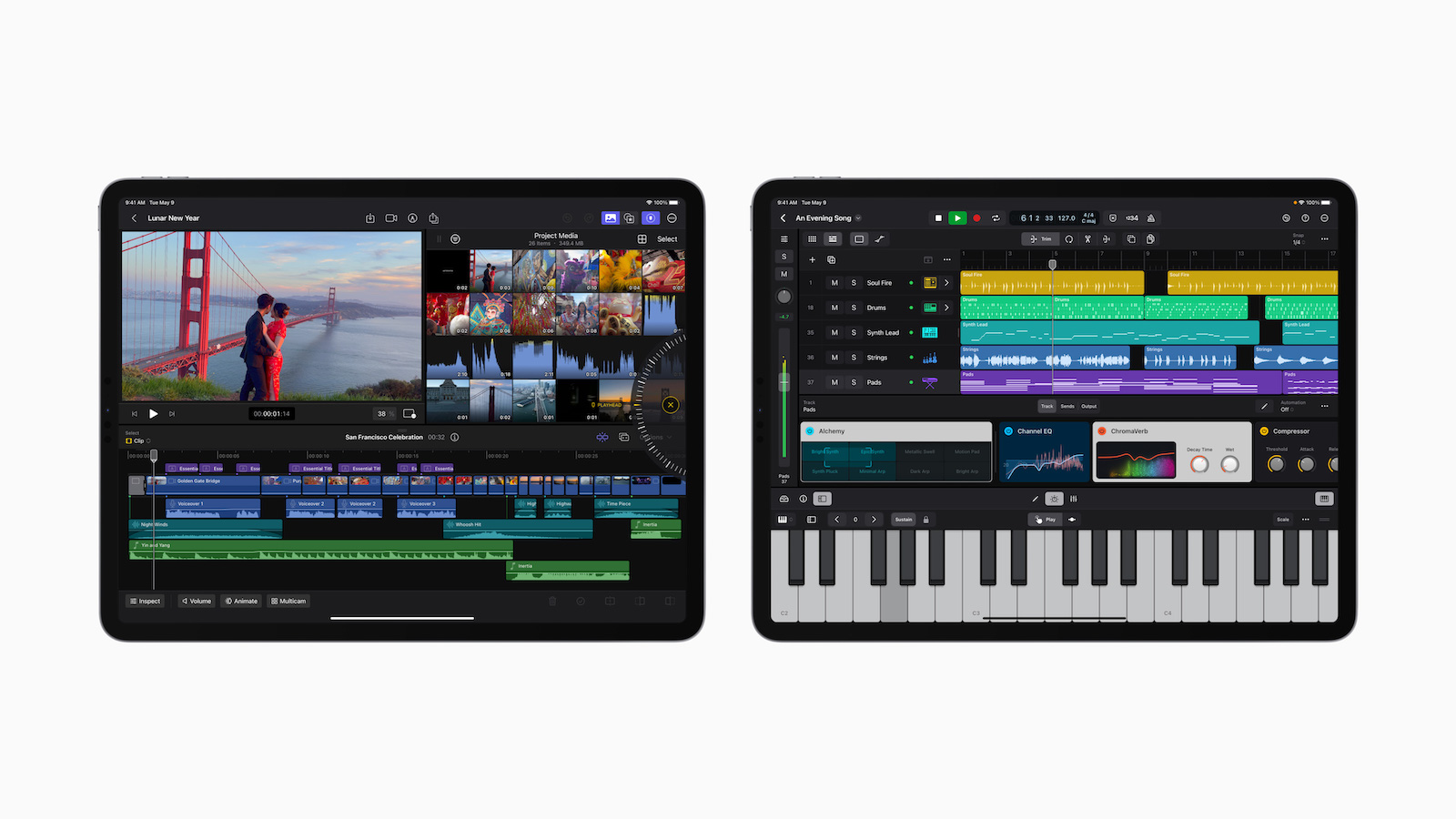 Apple iPad Final Cut Pro Logic Pro hero