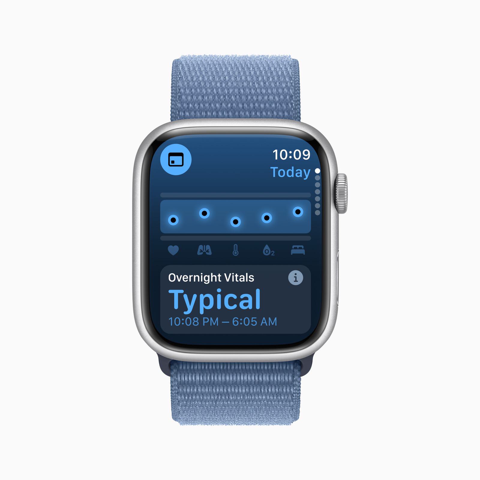 Apple WWDC24 watchOS 11 Vitals app typical 240610