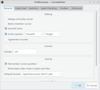 General preferences