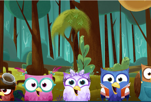 Animated owls