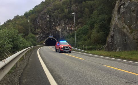 Åkrafjordtunnelen på E134 blir stengt laurdag 7. september.
Arkivfoto 

Arkivfoto: Torstein Tysvær Nymoen