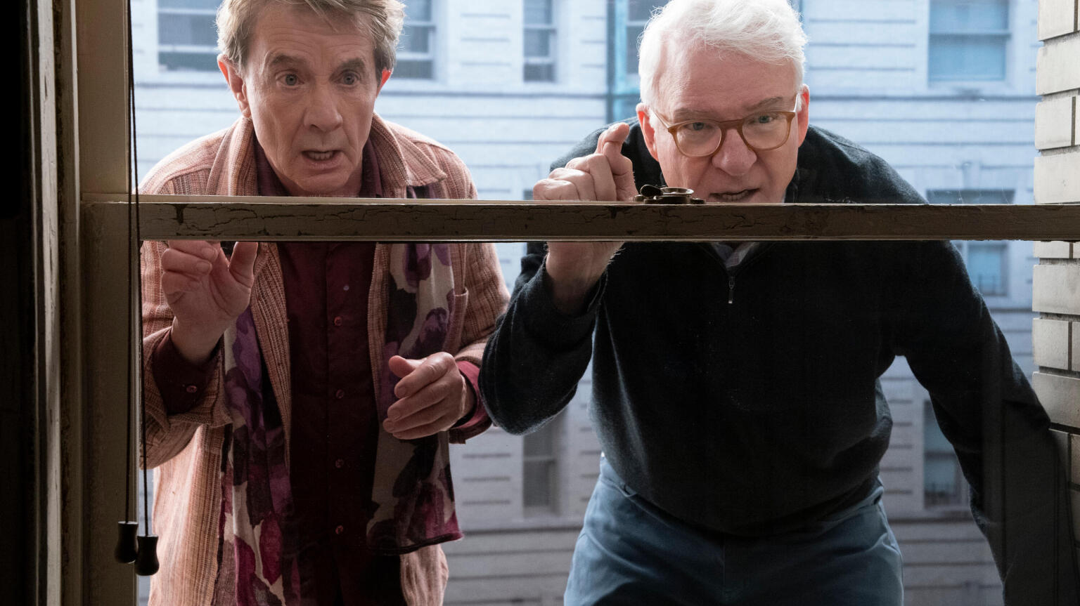 Martin Short and Steve Martin in "Only Murders in the Building."