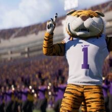 LSU mascot in EA College Football 25