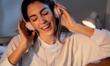 Women listening to music