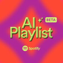 A graphic with the words 'AI Playlist'.