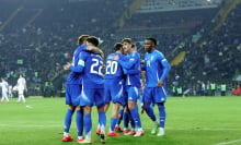 Giovanni Di Lorenzo of Italy celebrates