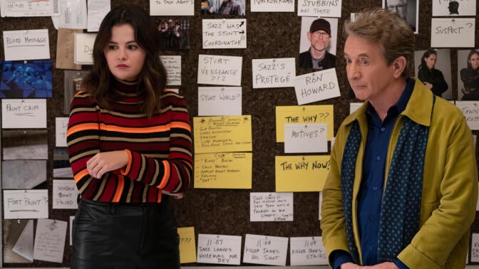 Selena Gomez and Martin Short in "Only Murders in the Building."