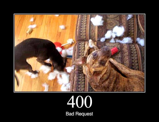 400 Bad Request