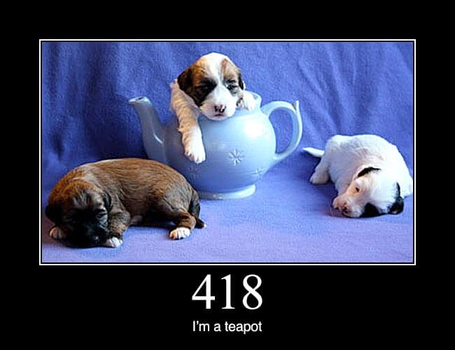 418 I'm a teapot