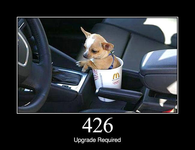 426 Upgrade Required