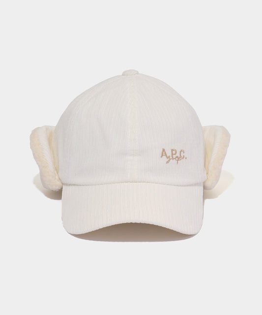 【A.P.C.golf】Fantine Cap CCW64CD WHITE