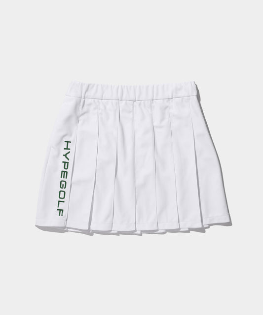 WOMEN PLEATED SKIRT WHITE