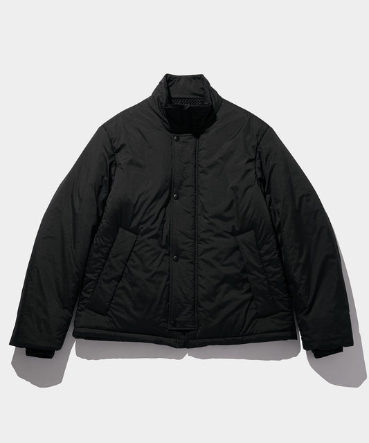 NYLON RIP PUFF JACKET BLACK