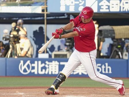 Ｄ３-４広（２６日）広島、５連勝で勝率５割