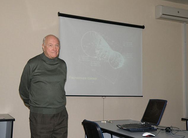 Leonid Ksanfomaliti pictured at Russia's Space Research Institute