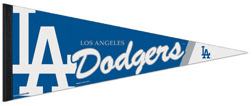 Los Angeles DODGERS Official MLB Team Logo Premium Felt Collectors PENNANT - Picture 1 of 1
