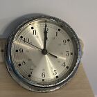 VTG Salem Ships Bell Maritime Clock Chrome Plated Brass PLS READ DESCRIPTION