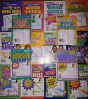 Lot of 6 New Penny Press Dell Word Search Puzzle Books Word Search Puzzles