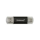 Intenso Twist Line 128 GB, Dual USB-Stick 3.2 Gen 1x1, USB-C und USB-A, 70MB/s, 