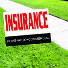 Insurance Home Auto Commercial Yard Sign Stake Indoor/Outdoor Coroplast Sign