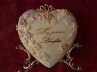 2003 Bradford Exchange Porcelain My Precious Daughter Heart No. 19192