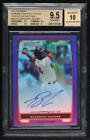 2012 Bowman Chrome Prospects Purple Refractor 2/10 Brandon Jacobs BGS 9.5 Auto