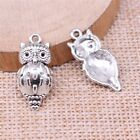 88 Pcs Tibetan Silver Owl Charms Pendant 23x11MM Diy Jewelry Making C14969