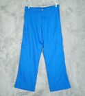 NEW Carhartt Cargo Scrubs Men's Medium Ripstop Royal Blue Nurse Multi Pants Dr