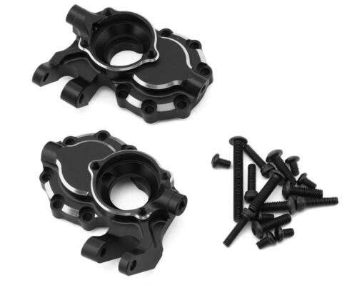 Treal Hobby Aluminum Steering Knuckles Portal Covers for Traxxas TRX-4 (Black) ( - 第 1/2 張圖片