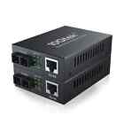 Gigabit SingleMode Fiber to Ethernet Media Converter, Dual SC Fiber, 