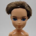 Poupée Bratz Boyz Nu cool Koby nue cheveux articulés marron yeux bleus 2003 MGA V1