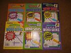 Lot of 6 New Penny Press Dell Word Search Puzzle Books Word Search Puzzles  