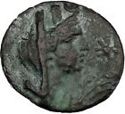 Greek city of Sidon in Phoenicia 77AD Tyche Galley Authentic Ancient Coin i37709